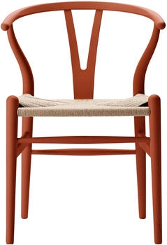 Carl Hansen & Søn CH24 Y Wishbone Stuhl Edition by Ilse Crawford August - rot 55x75x51 cm - terracotta (502)