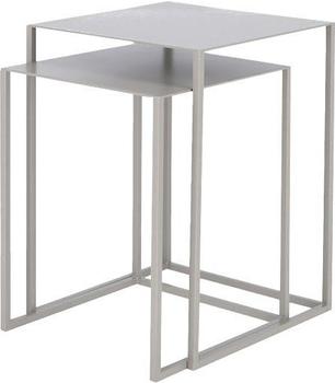 Jan Kurtz PUR Beistelltisch - braun Metall - 30x40x30 cm - taupe (403)