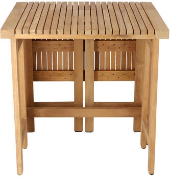 Jan Kurtz Samoa Klapptisch - braun Holz - 60x73x70 cm - Teak massiv (902)