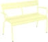 Fermob 2-Sitzer Luxembourg mit Armlehne 131x86x55 cm