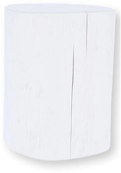 Jan Kurtz BLOCK Hocker rund - weiß - Ø29x38 cm