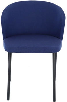 Jan Kurtz MILA Stuhl - schwarz/blau - 76x56x61 cm