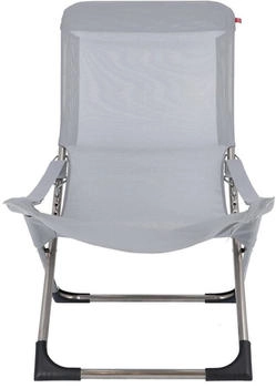 Jan Kurtz FIAM FIESTA Sessel - aluminium/grau - 86-106x60x100 cm
