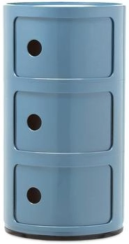 Kartell Componibili Container - blau Kunststoff - 32x60x33 cm - sky blue (311)