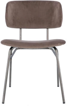 Jan Kurtz Giulia Stuhl - Metall Stoff - 50x78x55 cm - taupe (503)