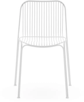 Kartell Hiray Stuhl - weiß Metall - 53x79x55 cm (204)