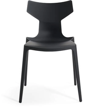 Kartell Re-Chair by illy - schwarz Kunststoff - 50x79x49 cm - schwarz (102)