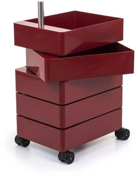 Magis 360° Container 5 Fächer - rot - 35x60x46 cm - bordeaux - bordeaux 1130 C (508) M