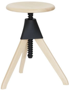 Magis Jerry Hocker - schwarz Holz Kunststoff - 48x50x42 cm - natur/schwarz - schwarz (503)