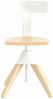 Magis Tuffy Stuhl - weiß Holz Kunststoff - 42x71x47 cm - natur/weiß - naturfarben 7011/weiss 1735 C (802)