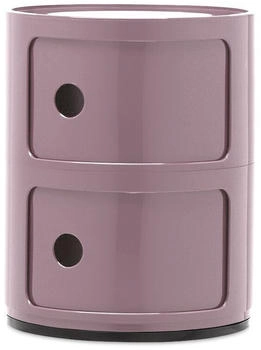 Kartell Componibili 2 Container malve/gl&auml;nzend 40x32cm