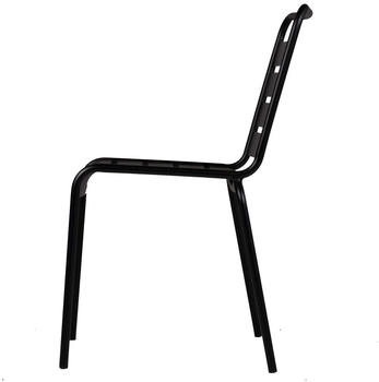 Jan Kurtz Fiam Mya Metal Stapelstuhl - schwarz Metall - 50x83x57 cm (003)