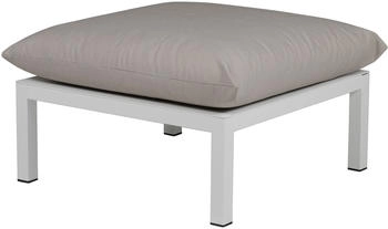 Jan Kurtz Fiam Domino Anbau Element - Metall - 70x42x70 cm - weiß / taupe - weiß/taupe (603)