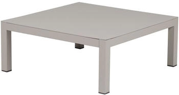 Jan Kurtz Grundelement/Couchtisch DOMINO 70x70x28 cm aluminum chtet taupe