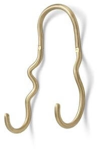 ferm LIVING Curvature Kleiderhaken doppelt Messing (1104263290)