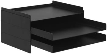 ferm LIVING 2x2 Schreibtisch-Organizer schwarz (110005101)