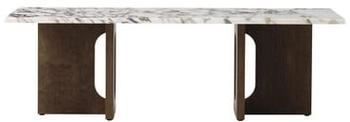 Audo Androgyne Couchtisch dunkel gebeizte Eiche/Calacatta Viola Marmor (71152-002065)
