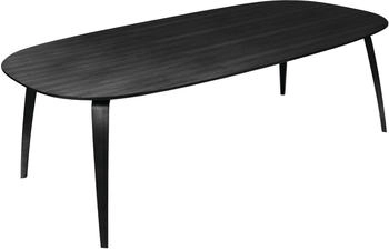 Gubi Dining Table elliptisch Esche schwarz gebeizt 120 x 230 cm (10024745)