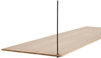 Woud Stedge Zusatzregal Eiche weiß pigmentiert 80 cm (140020)