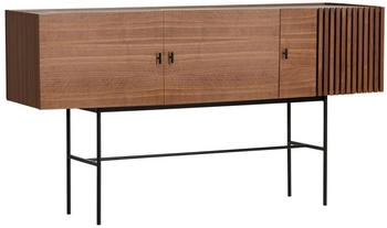 Woud Array Highboard Walnuss/Schwarz 80 cm (120432)