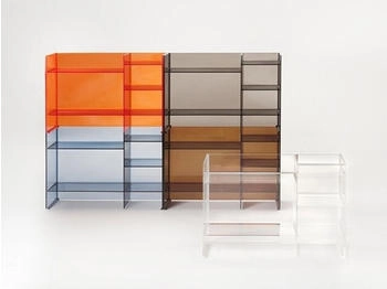 Laufen Kartell Sound-rack Regal kristallklar 750x260x530 mm (H3893310840001)