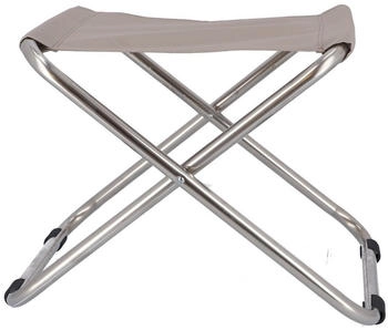 Jan Kurtz Chico Hocker Aluminium/Kunststoffgewebe Taupe (492109)