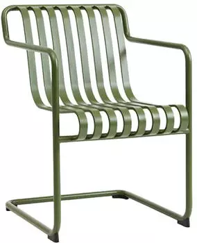 HAY Palissade Cantilever Dining Armlehnenstuhl olive