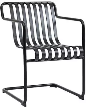 HAY Palissade Cantilever Dining Armlehnenstuhl anthracite