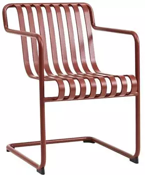 HAY Palissade Cantilever Dining Armlehnenstuhl rot