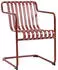 HAY Palissade Cantilever Dining Armlehnenstuhl rot