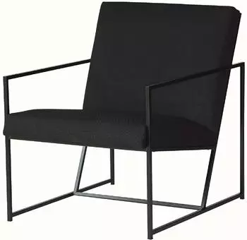 Jan Kurtz Style Polstersessel Stahlrohr schwarz (491715)