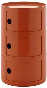 Kartell Componibili Big Container 3 F&auml;cher, &Oslash; 42cm, Orange (04923AM)