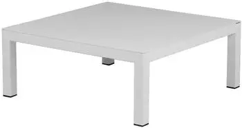 Fiam Domino Gartencouchtisch 70x70cm, Wei&szlig; (480 BS)