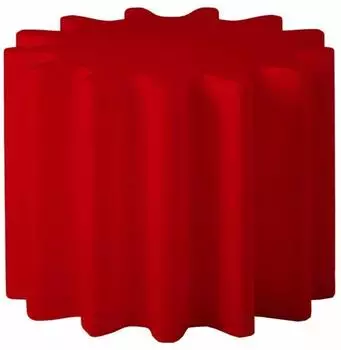 Slide Gear Couchtisch / Hocker, Polyethylen, feuerrot