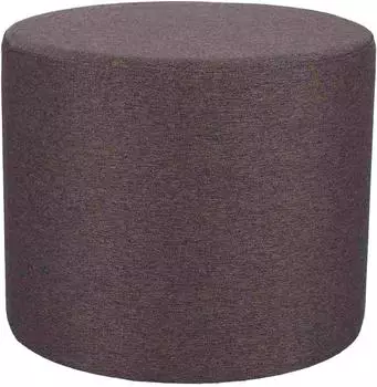 Jan Kurtz Rondo Pouf rund, Polyester, braun, &Oslash; 50cm (491968)