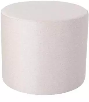 Jan Kurtz Rondo Pouf rund, Polyesterbezug, beige, &Oslash;50cm (491969)