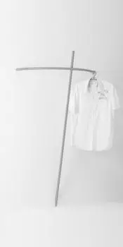 Jan Kurtz Brent Garderobe Edelstahl, silber, 100x40x190cm