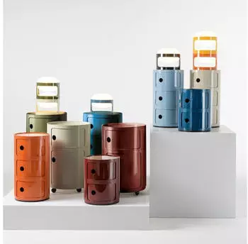 Kartell Componibili New Big 3 Compartments bordeaux
