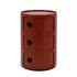 Kartell Componibili New Big 3 Compartments bordeaux