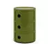 Kartell Componibili New Big 3 Compartments green