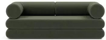 Innovation Living Schlafsofa Circlus L-Shaped B:200cm H:65cm T:90cm olive