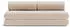 Innovation Living Schlafsofa Circlus mit Rückenpolster B:200cm H:65cm T:90cm beige