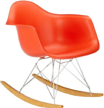 Vitra Eames Plastic Armchair RAR verchromt/Ahorn gelblich