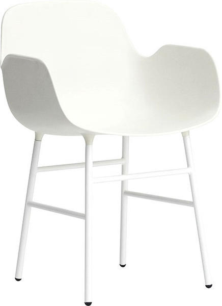 Normann Copenhagen Form Armchair white/steel