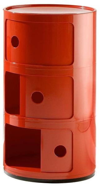 Kartell Componibili 3 Elemente rot (496710)