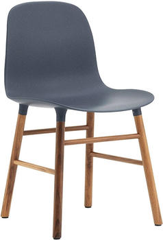 Normann Copenhagen Form Chair blue/walnut