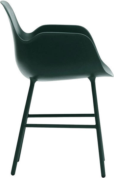 Normann Copenhagen Form Armchair green/steel