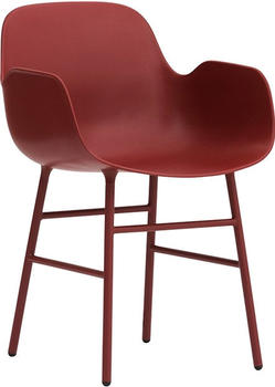 Normann Copenhagen Form Armchair red/steel