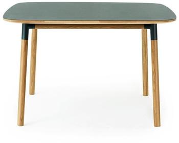 Normann Copenhagen Form Table 120x120 cm green/oak