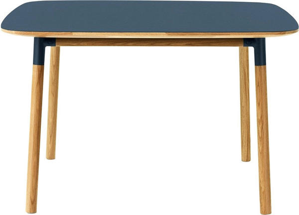 Normann Copenhagen Form Table 120x120 cm blue/oak